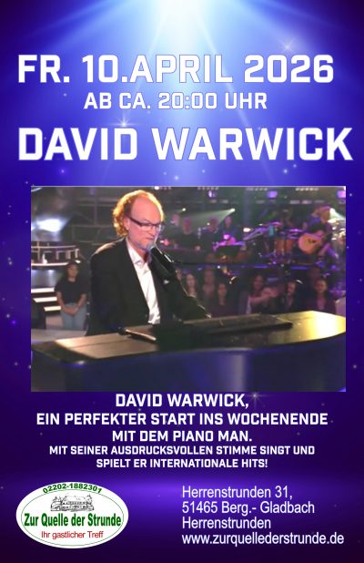 2026-4-10 David Warwick Plakat