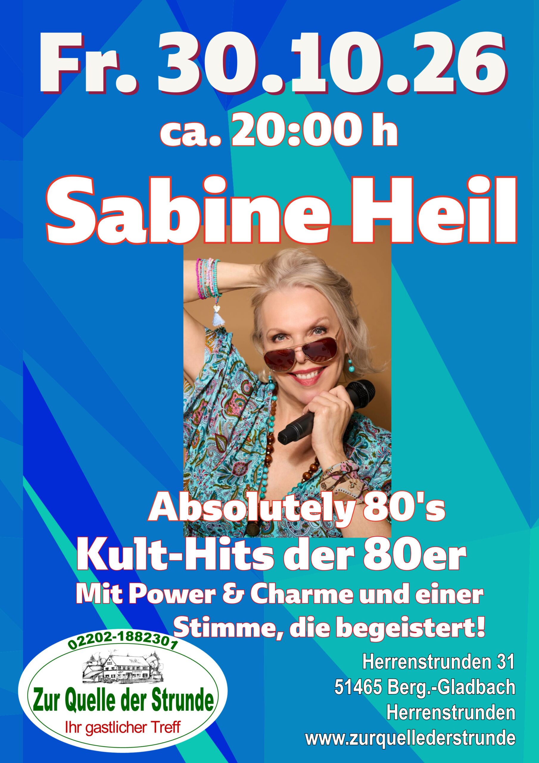 Plakat Sabine Heiil 30.10.26